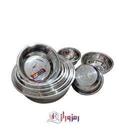سرویس لگن استیل 11 پارچه یونیک ستاره دار اصلی